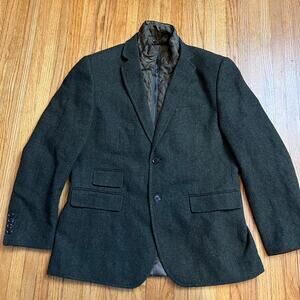 Enzo Tovare Blazer Mens 42 R Made in Italy Wool Jacket Green